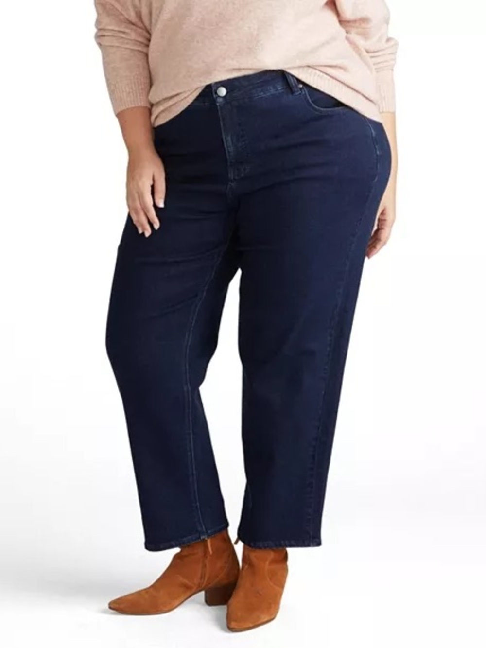 NWT Universal Standard Dark Indigo Straight Leg Sz 16 Preppy Capsule Wardrobe